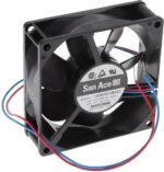 8013282547 Вентилятор Sanyo Denki 109R0812M402 80x25мм 12V 0.09A 2pin Hirschmann — изображение 2