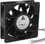 8004574131 PFB1224UHE-T50F, DC Fans Fan, 120x38mm, 24VDC, 252.85CFM, Ball, 3Leads, Lock Rotor Sensor, Tach, IP55 Hirschmann — изображение 2