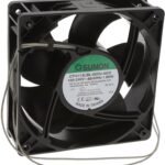 8006537402 CF4113LBL-000U-AED, Fan Tubeaxial 100/240VAC Square - 120mm L x 120mm H Ball 64.3 CFM (1.80m³/min) 2 Wire Leads Hirschmann
