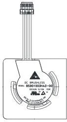 doc051925029 8008974418 BSB01503HA3-00CGE, Blowers & Centrifugal Fans Blower, 15x3mm, 3VDC, Sleeve, 3 Position Connector, Lock Rotor Sensor, Tach Hirschmann — изображение 1
