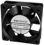 8009032014 CFM-6020B-040-320, DC Fans dc axial fan, 60 mm square, 20 mm, 5 Vdc Hirschmann
