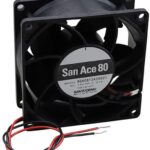 8005870949 9GA0812A20021, FAN AXIAL 80X32MM 12VDC WIRE Hirschmann