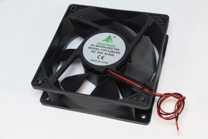 8009976691 Вентилятор 120x120x38, напряжение 24В, ток 0.40А, выводы 2L, подшипник качения, FSY13B24H Hirschmann