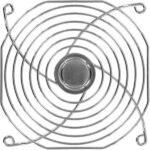 8006421132 08141, Fan Accessories 120mm Wire Form Fan Guard, Bright Nickel Chrome Finish Hirschmann — изображение 3