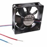 8013282517 Вентилятор Sanyo Denki 109R0805M402 80x25мм 5V 0.17A 2pin Hirschmann — изображение 2