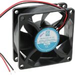 8005184099 OD7025-12HBXC, DC Fans DC Axial Fan, 70x70x25mm, 12VDC, 57CFM, 0.62A, 52.3dBA, Ball, 2xWire Hirschmann — изображение 2