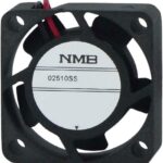 8018686057 02510SS-12P-AT-00, DC Fans DC Tubeaxial Fan, 25x25x10mm, 12VDC, 2.5CFM, Rib Mount, Sleeve, 3 Wire, Tach Hirschmann