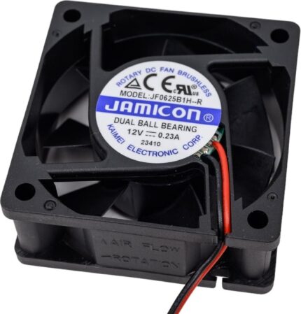 8018475359 вентилятор JF0625B1H 60х60х25 12В с разъемом 2 конт.MOLEX 5239-2(PHU-2) С00033829 Hirschmann