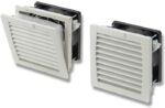 8036913897 EF200R5, EF Series Filter Fan, 230 V ac, ac Operation, 44m³/h Filtered, 61m³/h Unimpeded, IP54, 125 x 125mm Hirschmann