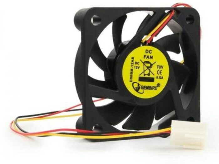 8048462132 Вентилятор Gembird D50BM-12AS, 50x50x10, двойной шарикоподшипник, 3pin, провод 25см Hirschmann — изображение 5