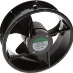 8024469136 A1259-MBT.TC.GN, AC Fans Axial Fan, 254x89mm Round, 115VAC, 0.27/0.31"H2O, Thermal Cutoff + Capacitor Hirschmann