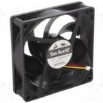 8005415467 9GA0924J401, DC Fans DC Axial Fan, 92x92x25mm, 24VDC, High Performance, Low Power, Tachometer Hirschmann
