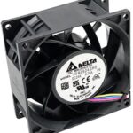 8037209300 PFB0924GHEP6, DC Fans DC Axial Fan, 92x92x38mm, 24VDC, 124.19CFM, 15.6W, 60.5dBA, Tach/PWM, IP68 Hirschmann