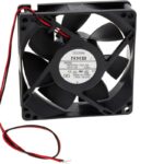 8016771791 09225VA-12Q-AA-00,DC Axial Fan, 12 V, Square, 92 mm, 25 mm, Ball Bearing, 96.4 CFM Hirschmann