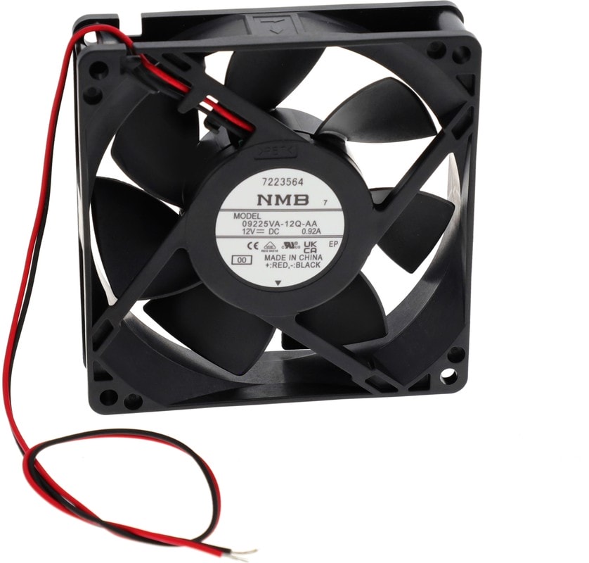 doc052397327 8016771791 09225VA-12Q-AA-00,DC Axial Fan, 12 V, Square, 92 mm, 25 mm, Ball Bearing, 96.4 CFM Hirschmann — изображение 1