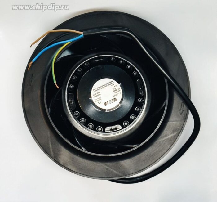 8007681807 Вентилятор Ecofit 2RRE15 192x40R (B47-A1) 230V 50/60Hz 0.28/0.34A 62/76W 2510/2785RPM 4pin Hirschmann — изображение 2