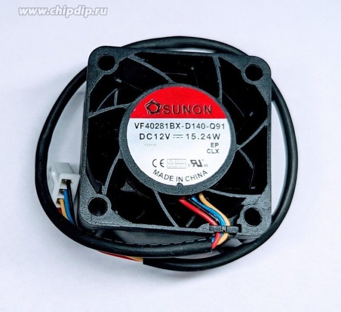 8025657062 Вентилятор Sunon VF40281BX-D140-Q91 12V DC 15.24W 40X28 4pin Hirschmann — изображение 2