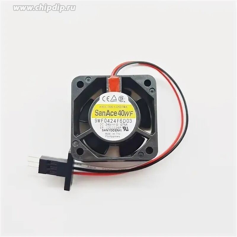doc052596543 8035598775 Вентилятор SanAce40WF 9WF0424F6D04 FANUC A90L-0001-0507#B (EP 061820P) 24V DC 0.076A 40X20 НЕСДВОЕННЫЙ Hirschmann — изображение 1
