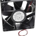 8033912216 12038VA-48P-EA-00, Fan Tubeaxial 48VDC Square - 120mm L x 120mm H Ball 2 Wire Leads Hirschmann