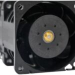 8034026347 06076EA-12S-E6-0C, Fan Tubeaxial (Dual) 12VDC Square - 60mm L x 60mm H Ball 85.7 CFM (2.400m³/min) 4 Wire Leads Hirschmann