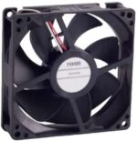 8034072246 09225SA-12M-EA-D0, Fan Tubeaxial 12VDC Square - 92mm L x 92mm H Ball 45.2 CFM (1.27m³/min) 2 Wire Leads Hirschmann — изображение 2