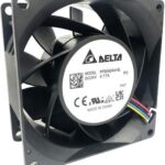 8033770507 PFB0824UHEP0, DC Fans DC Axial Fan, 80x80x38mm, 24VDC, 107.3CFM, 18.48W, 61dBA, 7500RPM, Tach/PWM Hirschmann