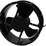 8034037776 OA254EC-11-1WBXCIP68A, Fan Tubeaxial 115VAC Round - 254mm Dia Ball 830.0 CFM (23.24m³/min) 2 Wire Leads Hirschmann