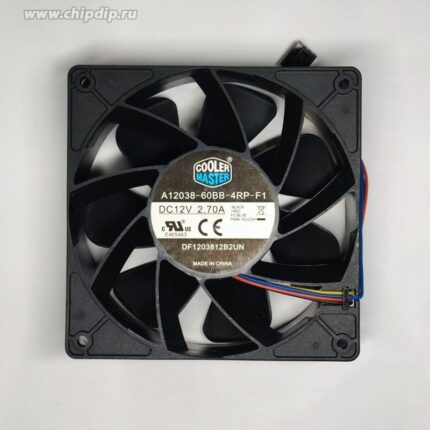 8037185684 Вентилятор COOLER MASTER A12038-60BB-4RP-F1 DF1203812B2UN 12V DC 2.70A 120X38 4pin Hirschmann