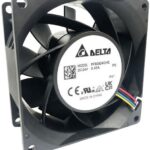 8033771060 PFB0824GHEP0, DC Fans DC Axial Fan, 80x80x38mm, 24VDC, 86.44CFM, 10.8W, 55.5dBA, 6100RPM, Tach/PWM Hirschmann