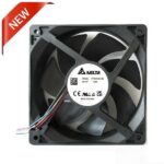 8035449124 AFB1212HJ-00, DC Fans DC Axial Fan, 120x120x38mm, 12VDC, 119.2CFM, 8.4W, 0.476"H2O, 4x Wire, Tach/PWM Hirschmann