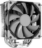 8028126840 Кулер Cooler ID-Cooling SE-214-XT BASIC черный/серебристый 120мм алюминий+медь 1800rpm 27db 4-pin 180W 150мм Hirschmann — изображение 5