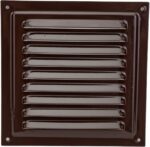 8011858565 Решетка металлическая 150x150 коричневая РМ1515кор Hirschmann