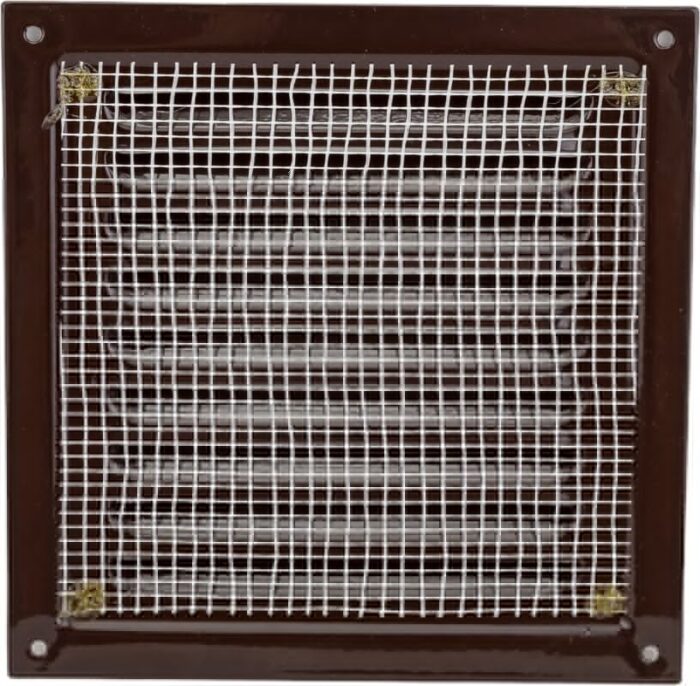 8011858565 Решетка металлическая 150x150 коричневая РМ1515кор Hirschmann — изображение 3