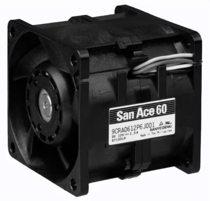 8005415325 9CRA0612P0G001, DC Fans Axial Fan, 60x60x76mm, 12VDC, High Performance, Counter Rotating, Tach/PWM Hirschmann