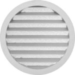 8028920028 SQ1807-0804, Решетка вентиляционная круглая алюминиевая с москитной сеткой, с фланцем d200, внеш. D225, TDM Electric Hirschmann — изображение 3