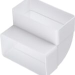 8021137999 SQ1807-1755, Соединительное колено вертикальное 90 гр. для прямоугольных воздуховодов, 60х120, TDM Electric Hirschmann