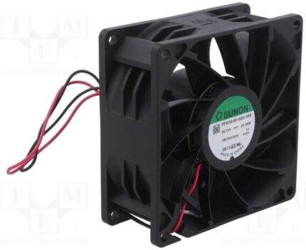 8025814135 PF92381B1-000U-A99, Вентилятор осевой 12В DC; 92x92x38мм; 234.63куб.м/ч; 69.5дБА; Len: 3000мм Hirschmann