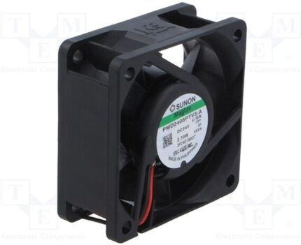 8037260699 PMD2406PTV3-A U.GN, Вентилятор осевой 24ВDC; 60x60x25мм; 49.27куб.м/ч; 37дБА; Vapo; 9.14ммH2O Hirschmann