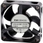 8012145365 CFM-3510BF-170-222, DC Fans dc axial fan, 35 mm square, 10 mm, 12 Vdc, ball, 7000 RPM, 4.59 CFM Hirschmann