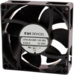 8012197408 CFM-8020BF-125-273, DC Fans dc axial fan, 80 mm square, 20 mm, 12 Vdc, ball, 2500 RPM, 24.52 CFM Hirschmann