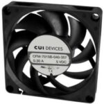 8012151343 CFM-7025B-140-394, DC Fans dc axial fan, 70 mm square, 25 mm, 12 Vdc, ball, 4000 RPM, 34.50 CFM Hirschmann