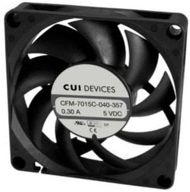 8012157439 CFM-7025C-140-394-20, DC Fans dc axial fan, 70 mm square, 25 mm, 12 Vdc, omniCOOL, 4000 RPM, 34.50 CFM, TS Hirschmann