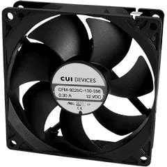 8012159904 CFM-9225C-130-356, DC Fans dc axial fan, 92 mm square, 25 mm, 12 Vd Hirschmann