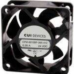 8012183029 CFM-6025BF-035-274-20, DC Fans dc axial fan, 60 mm square, 25 mm, 5 Vdc, ball, 3500 RPM, 16.76 CFM, TS Hirschmann