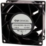 8012176450 CFM-8025BG-280-546-20, DC Fans dc axial fan, 80 mm square, 25 mm, 24 Vdc, ball, 8000 RPM, 82.79 CFM, TS Hirschmann