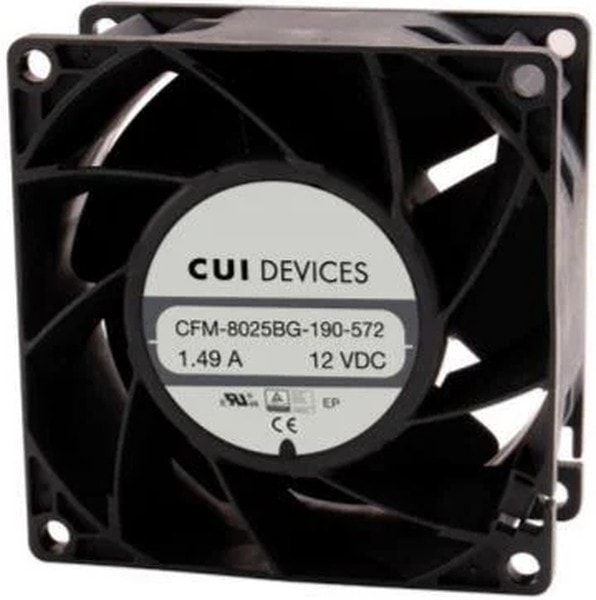 doc053144413 8012176450 CFM-8025BG-280-546-20, DC Fans dc axial fan, 80 mm square, 25 mm, 24 Vdc, ball, 8000 RPM, 82.79 CFM, TS Hirschmann — изображение 1