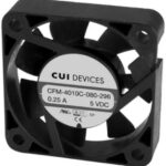 8012187630 CFM-4010C-265-251, DC Fans dc axial fan, 40 mm square, 10 mm, 24 Vdc, omniCOOL, 6500 RPM, 5.49 CFM Hirschmann