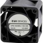 8018678238 CFM-4028BG-1100-418-20, DC Fans dc axial fan, 40 mm square, 28 mm, 12 Vdc, ball, 10000 RPM, 12.19 CFM, TS Hirschmann