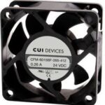 8018619865 CFM-6025BF-235-274-22, DC Fans dc axial fan 60 mm square 25 mm 24 Vdc ball 3500 RPM 16.76 CFM TSPWM Hirschmann