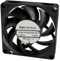 8018631900 CFM-7015C-040-357-20, DC Fans dc axial fan, 70 mm square, 15 mm, 5 Vdc Hirschmann